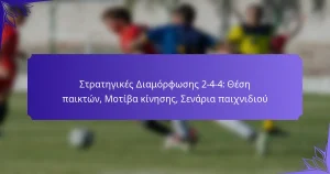 Στρατηγικές Διαμόρφωσης 2-4-4: Θέση παικτών, Μοτίβα κίνησης, Σενάρια παιχνιδιού
